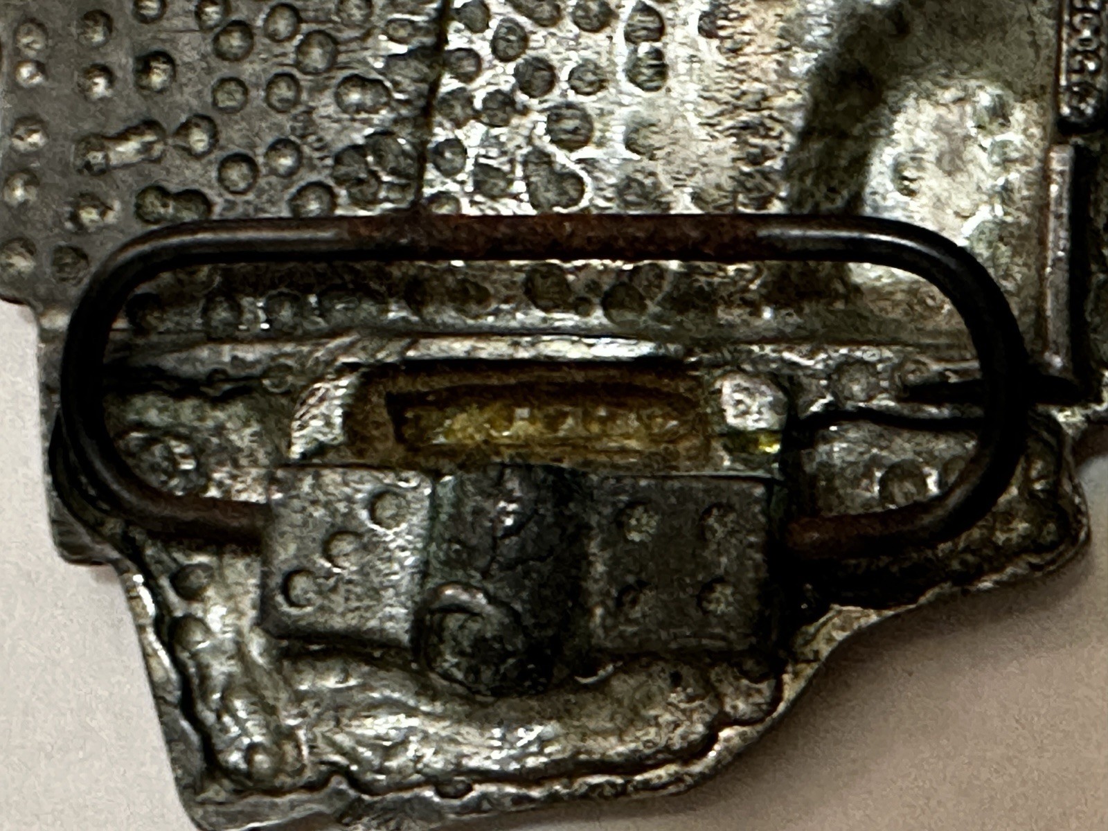 LIFES A GAMBLE BELT BUCKLE ACES & SEVENS MOBTOWN PEWTER US MADE NEW