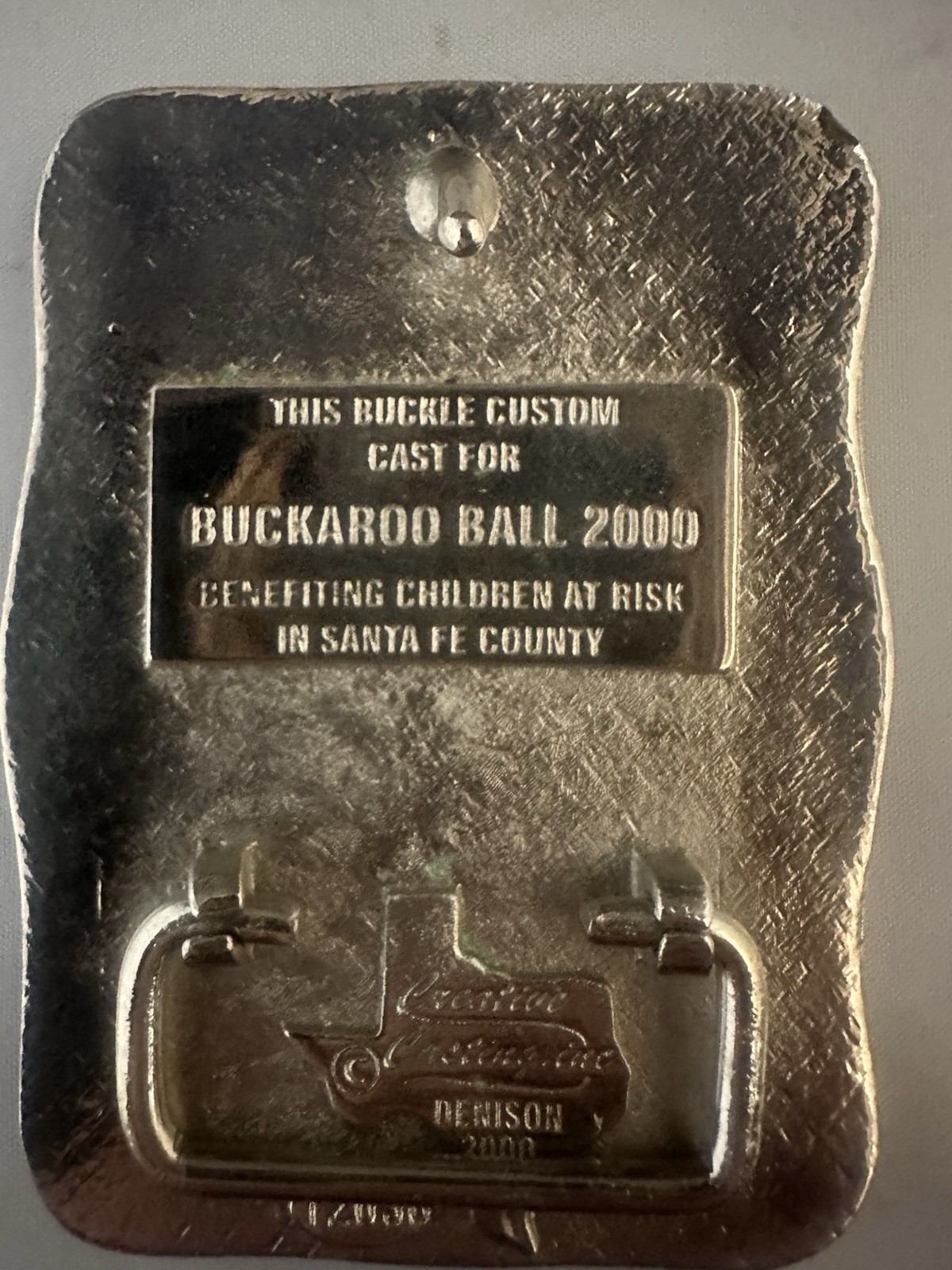 Buckaroo Ball Santa Fe 2000 « Enamel Horses » Belt Buckle