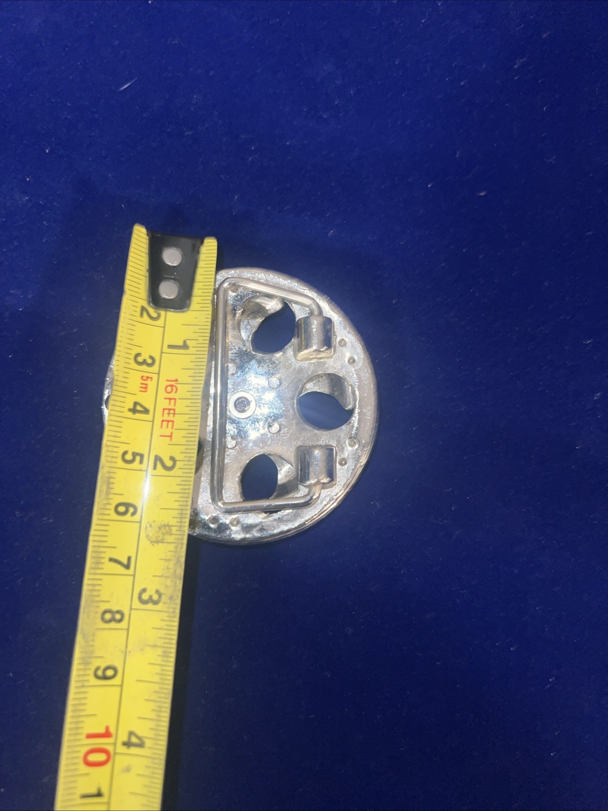 Spinning Rim/ Wheel Chrome Belt Buckle
