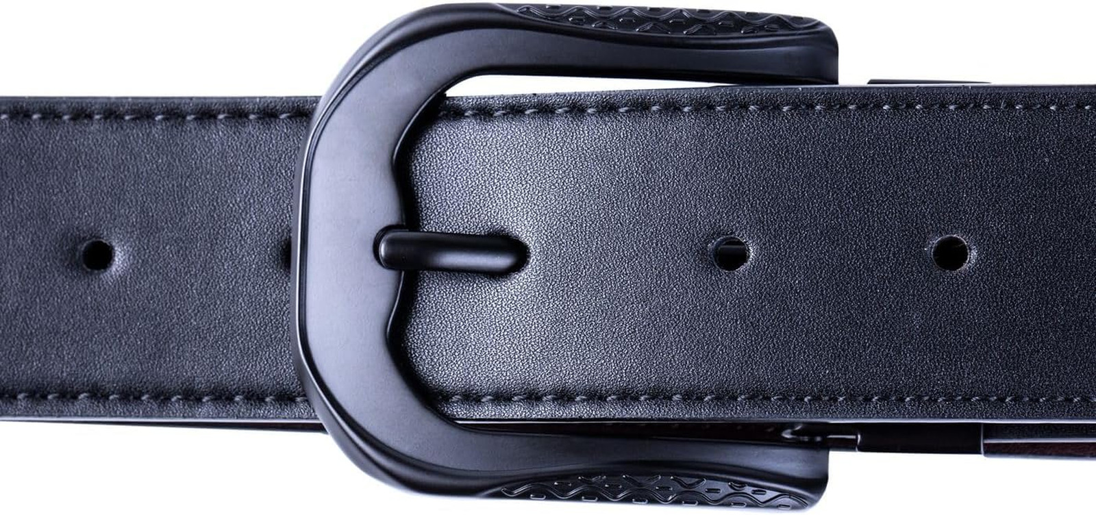 Belt Buckle Replacement Belt Buckle Removable Heavy Duty Classic Black 1.5&Prime;
