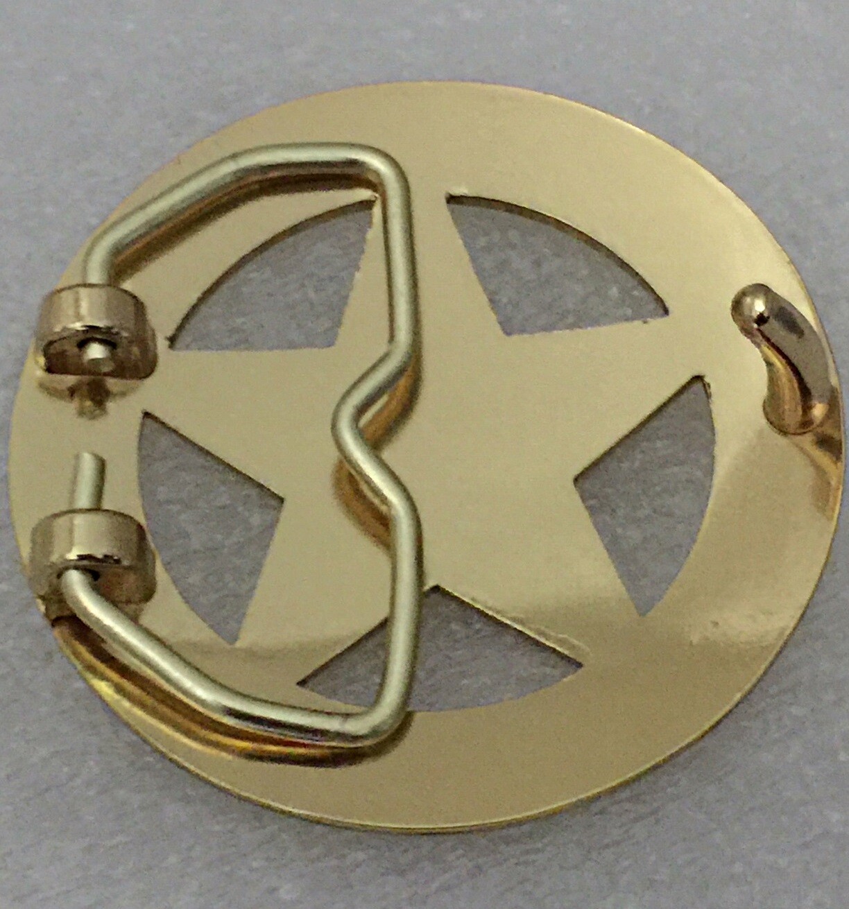 Texas Ranger Badge Belt Buckle (Seconds)