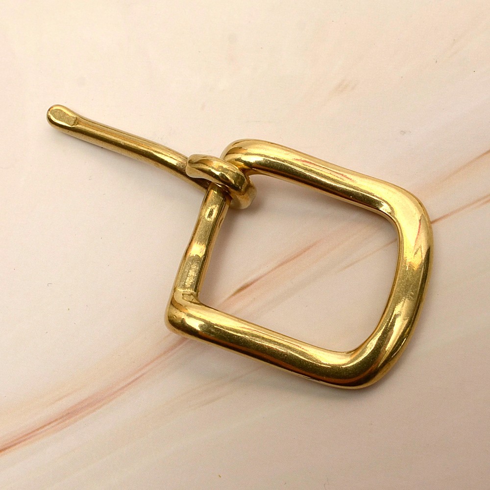 Leather Craft Soild Brass Half Buckle single bar buckle making a belt, strap