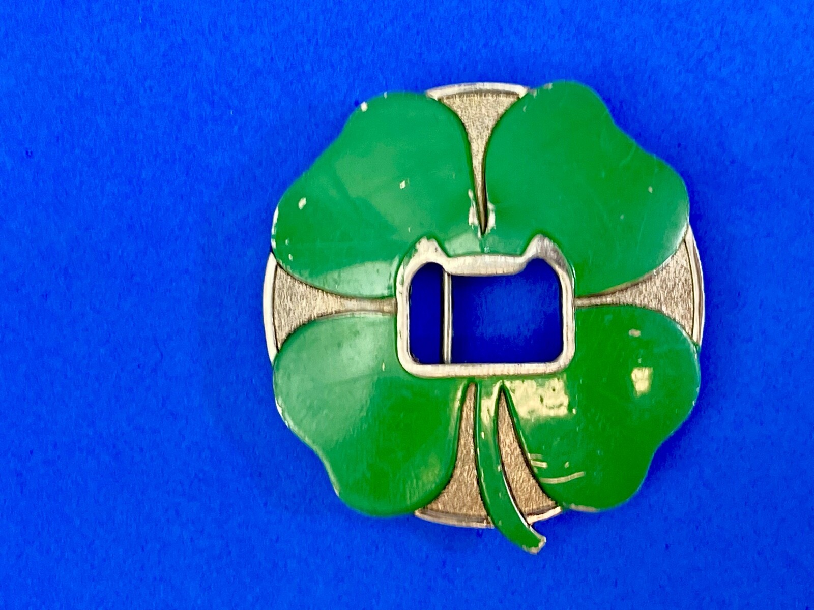 Four Leaf Clover W/ Bottle Opener** Funny Novelty Belt Buckle By Kalan