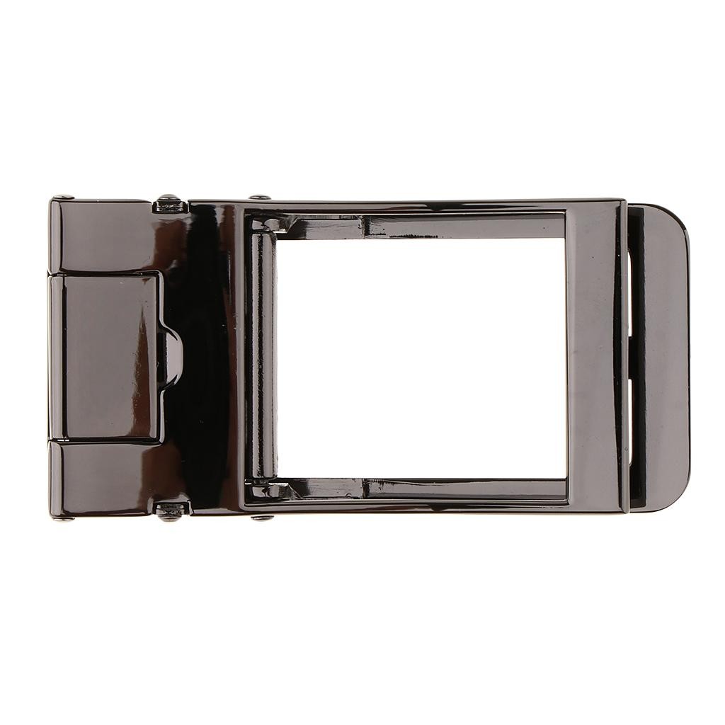 Men Alloy Ratchet Belt Automatic Slide Buckle Replacement