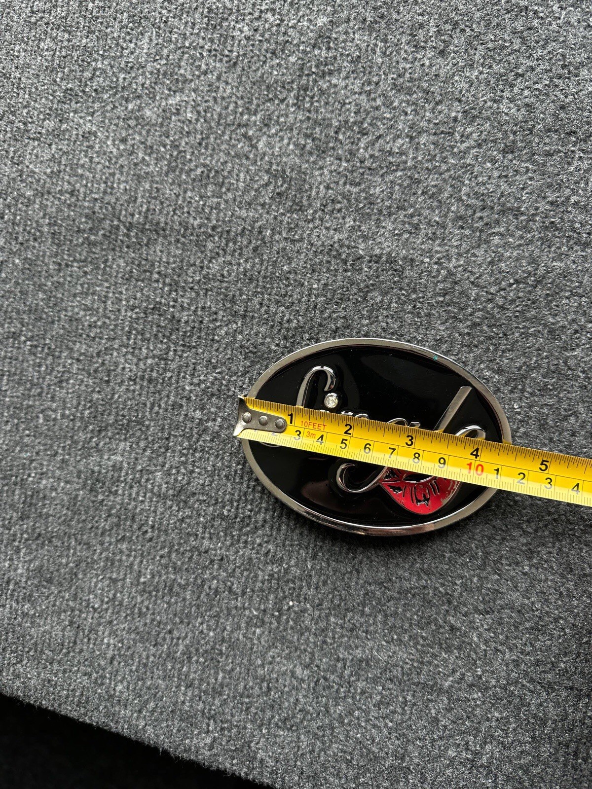 🚨 Y2K “SINGLE 💋” RARE AVANT GARDE LUXURY BELT BUCKLE