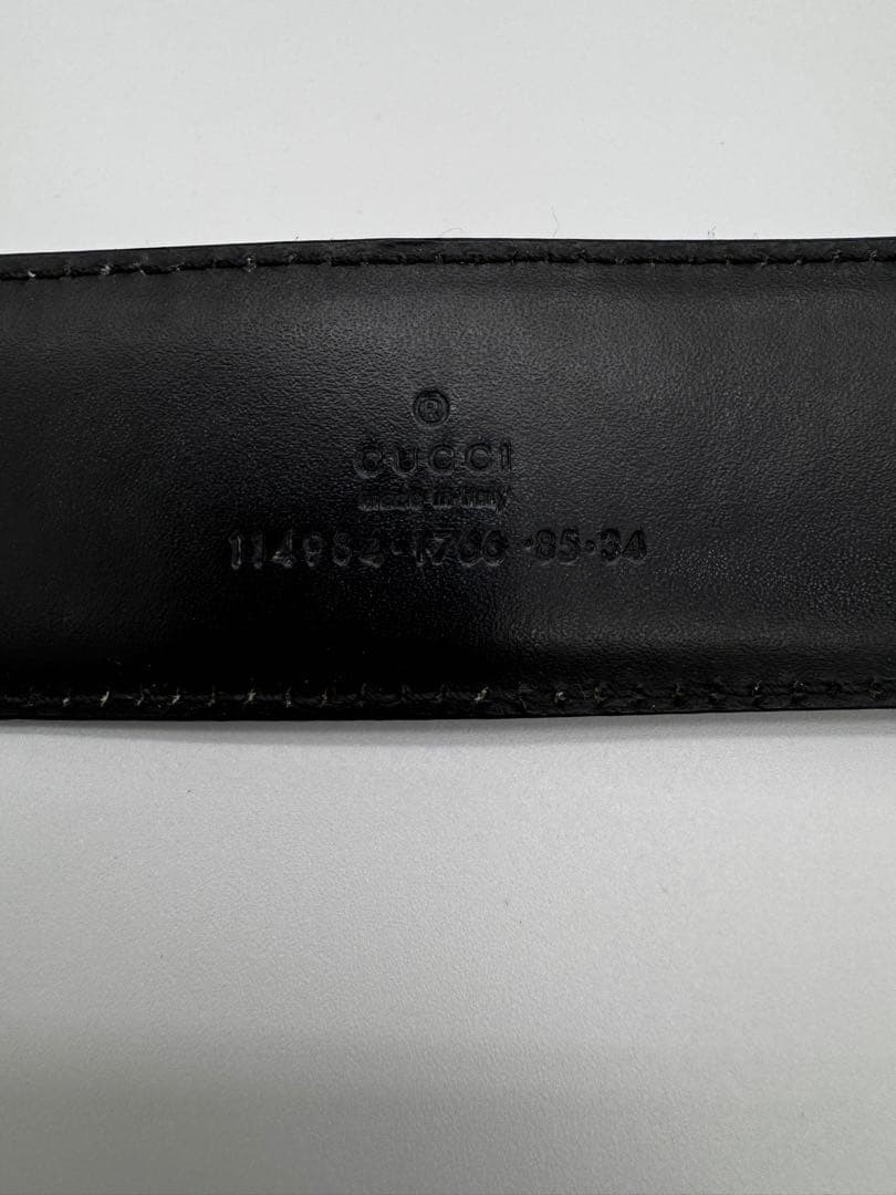 GUCCI Pre-Owned Black Belt 94Cm