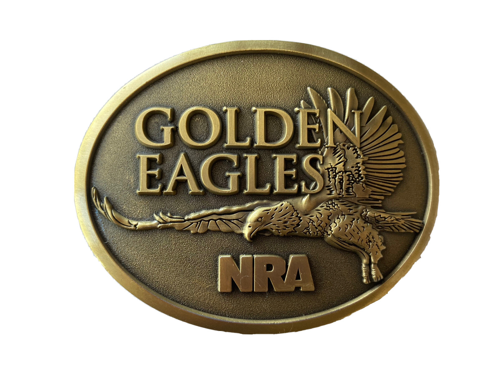 Golden Eagles NRA Belt Buckle Limited Edition 2013 Flying Eagle