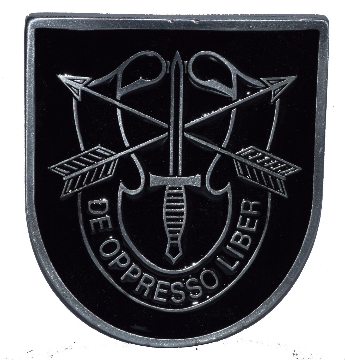 SPECIAL FORCES DE OPPRESSO LIBER CREST – Cast Belt Buckle