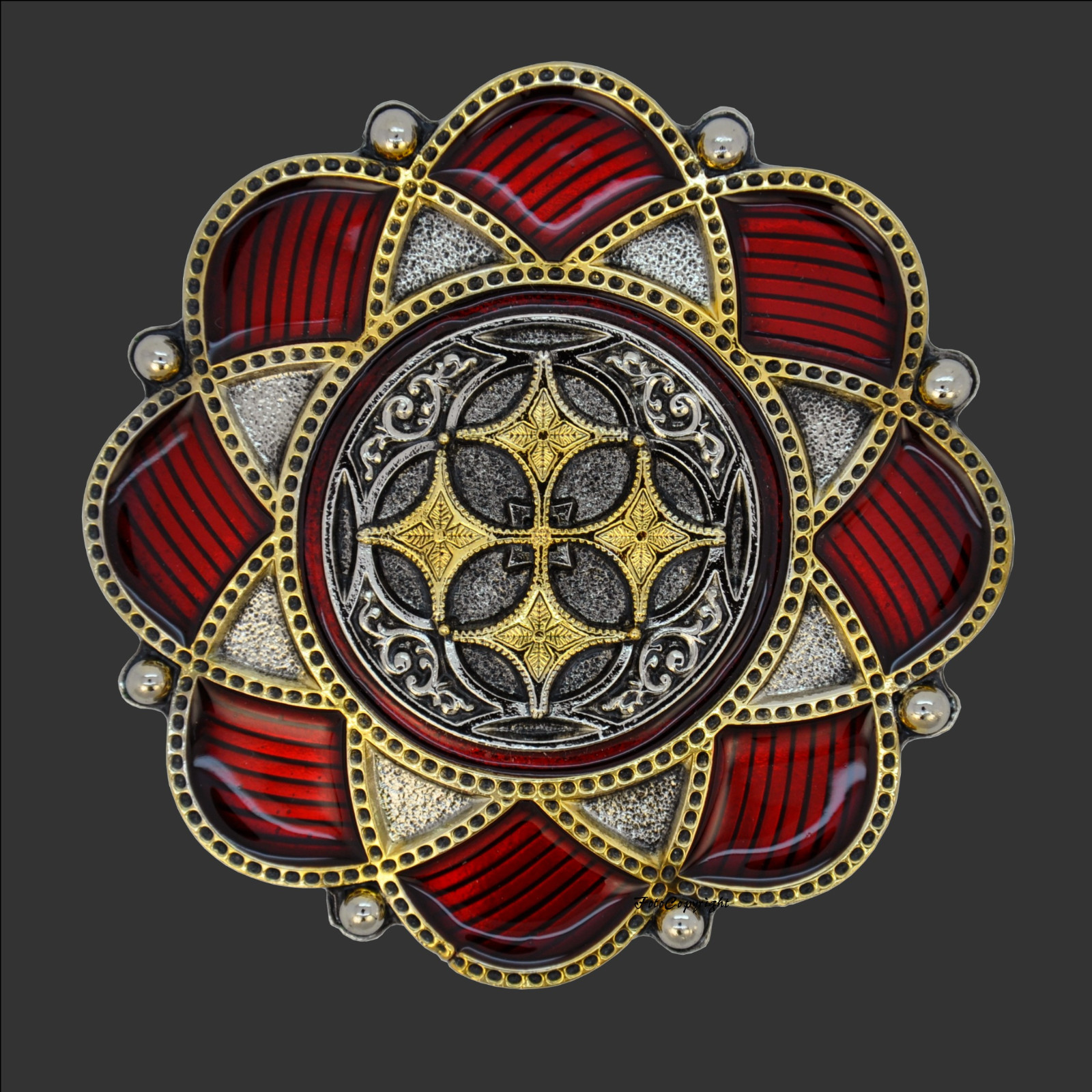Celtic Buckle Design Shield Medieval Viking Ornament Belt Buckle *497