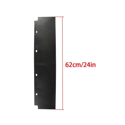 24 in x 24 in Stainless Steel Quarter Mud Flap Set Replacement for Semi Truck