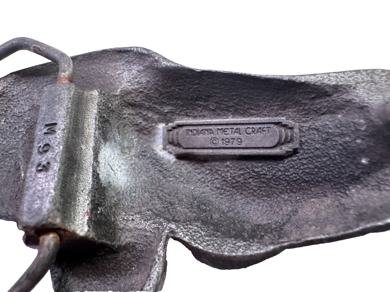 Vintage 1979 Corvette Pewter Belt Buckle by Indiana Metal Craft M93 USA