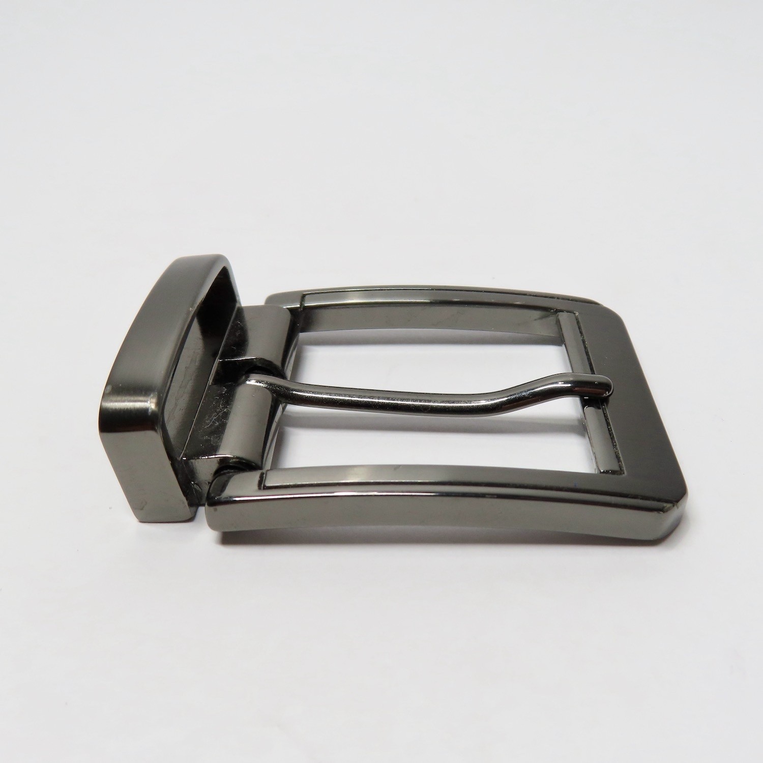 Mens Replacement Belt Buckle Gunmetal Single Prong Fits 1.5 Inch Belt