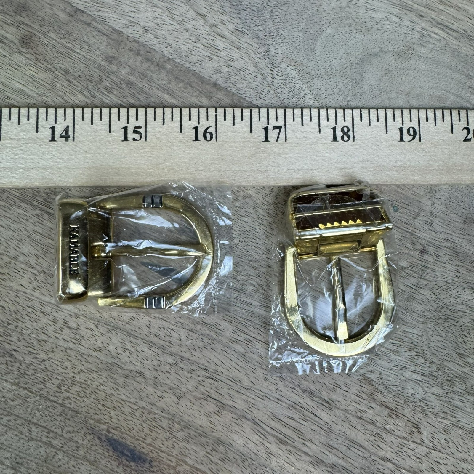Belt Buckles – Set Of 2 New – gold