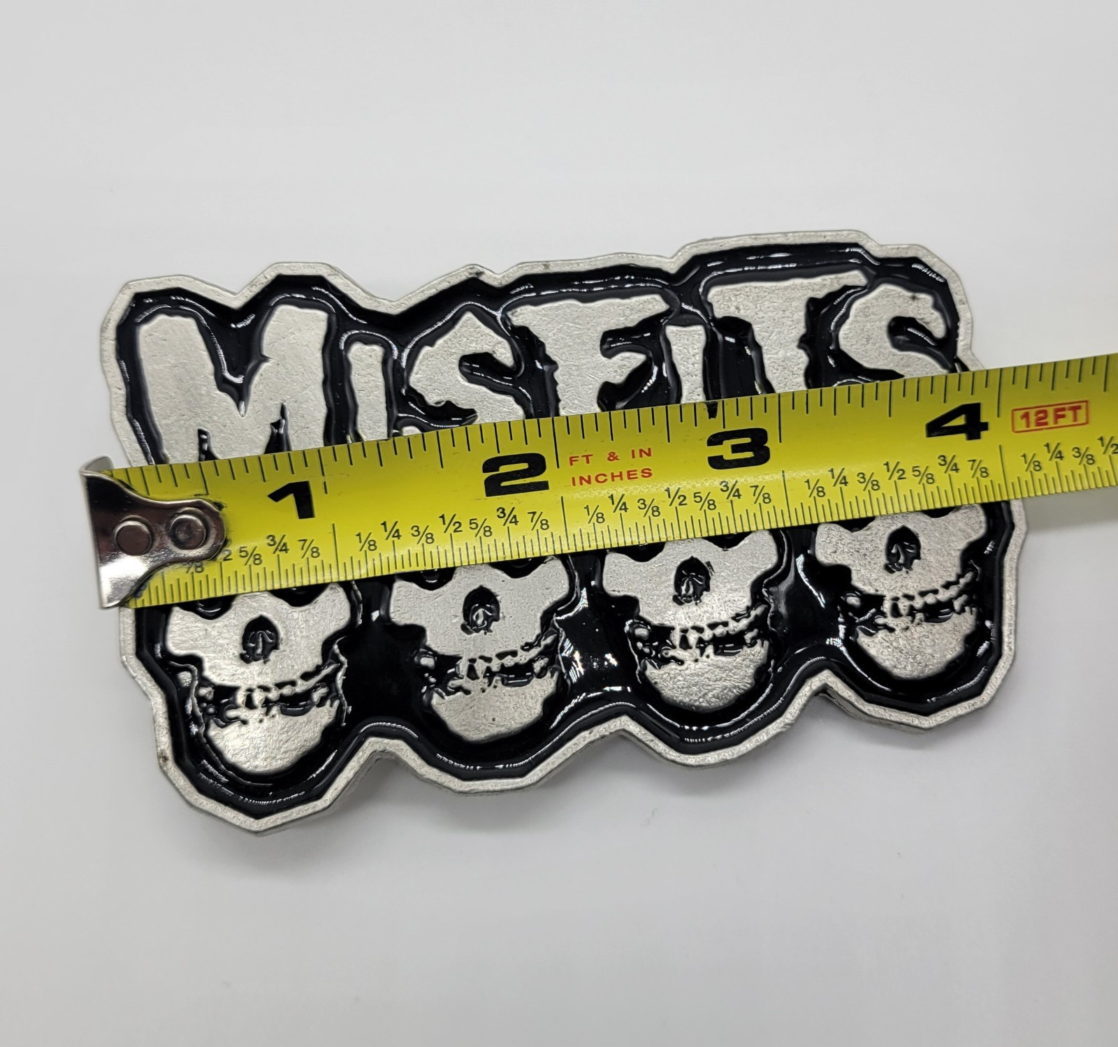 Official Misfits Enamel Metal Belt Buckle 2005 00s Heavy Metal