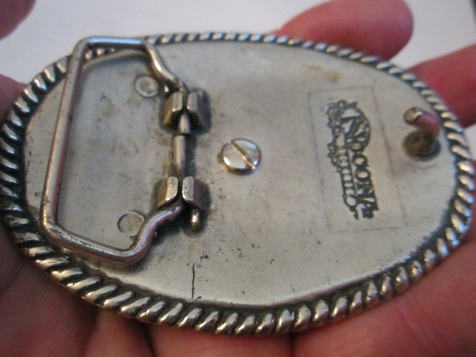 NOCONA RELIGIOUS CROSS WITH CRYSTALS BELT BUCKLE – GW-16