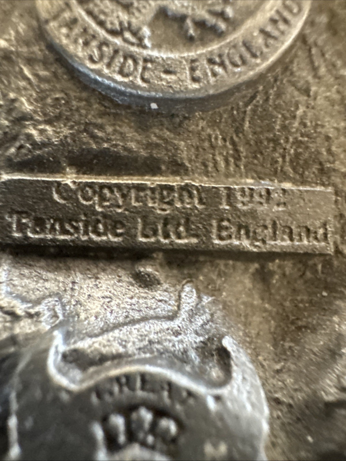 1992 TRUCKERS ONLY DRAGON-TANSIDE ENGLAND-DD132 BELT BUCKLE