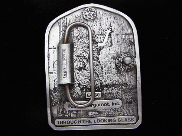 PC07120 *NOS* 2003 **ALICE IN WONDERLAND** FANTASY ARTWORK BERGAMOT BELT BUCKLE