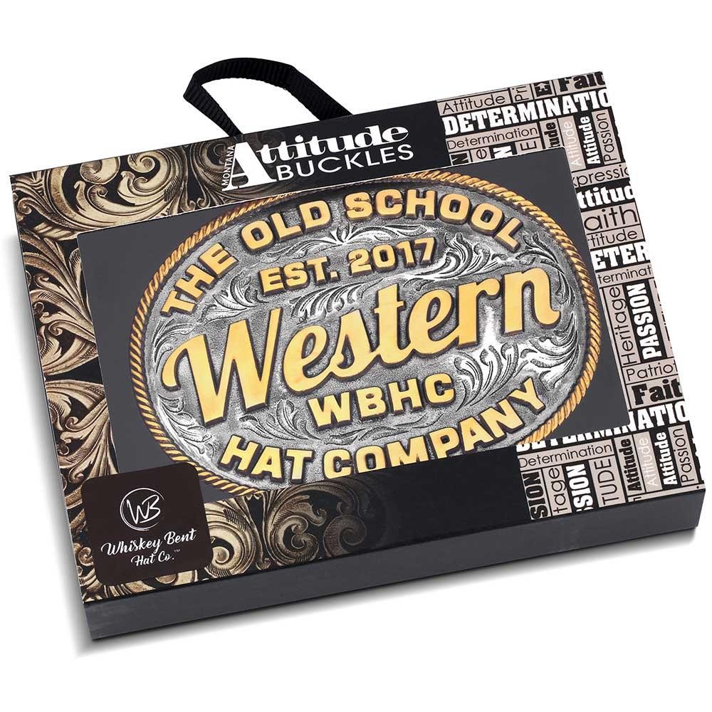 Montana Silversmiths Attitude Official Licensed Whiskey Bent Western Belt Buckle