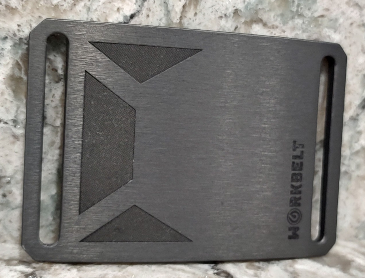 GRIP6 BELT BUCKLE – WORKBELT TACTICAL – GUNMETAL GRAY – 1.75 INCH WIDE – WORK