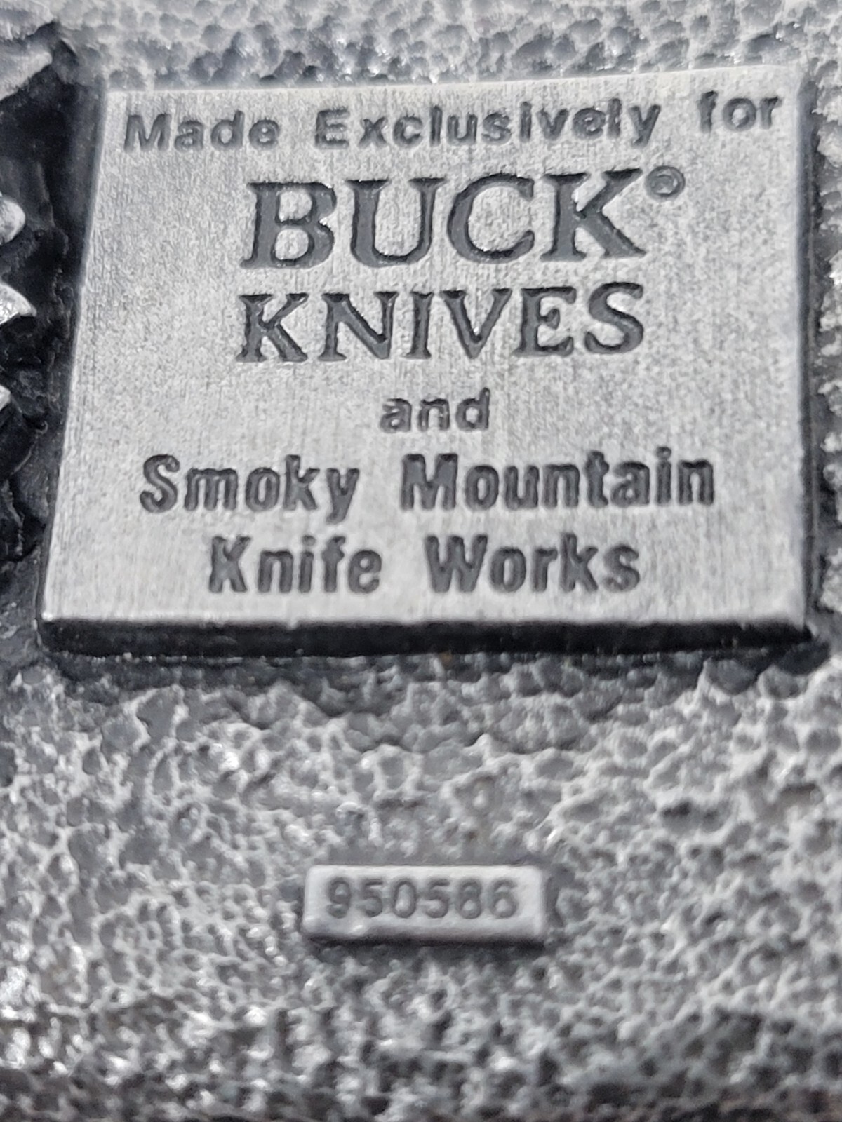 Belt Buckle Buck Knives Pewter Four Generations Smoky Mountain Knife Works