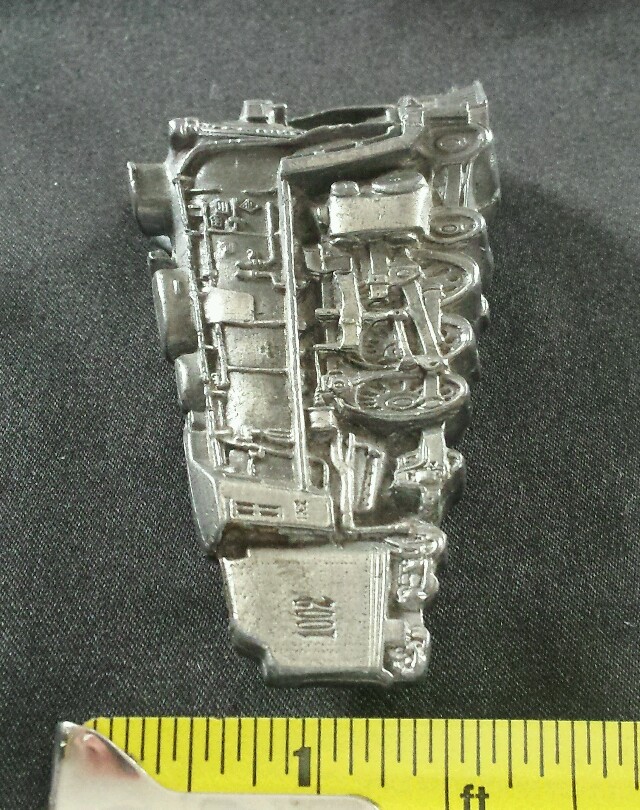 TRAIN STEAM ENGINE 4-6-2 PACIFIC TYPE LOCOMOTIVE BELT BUCKLE USA