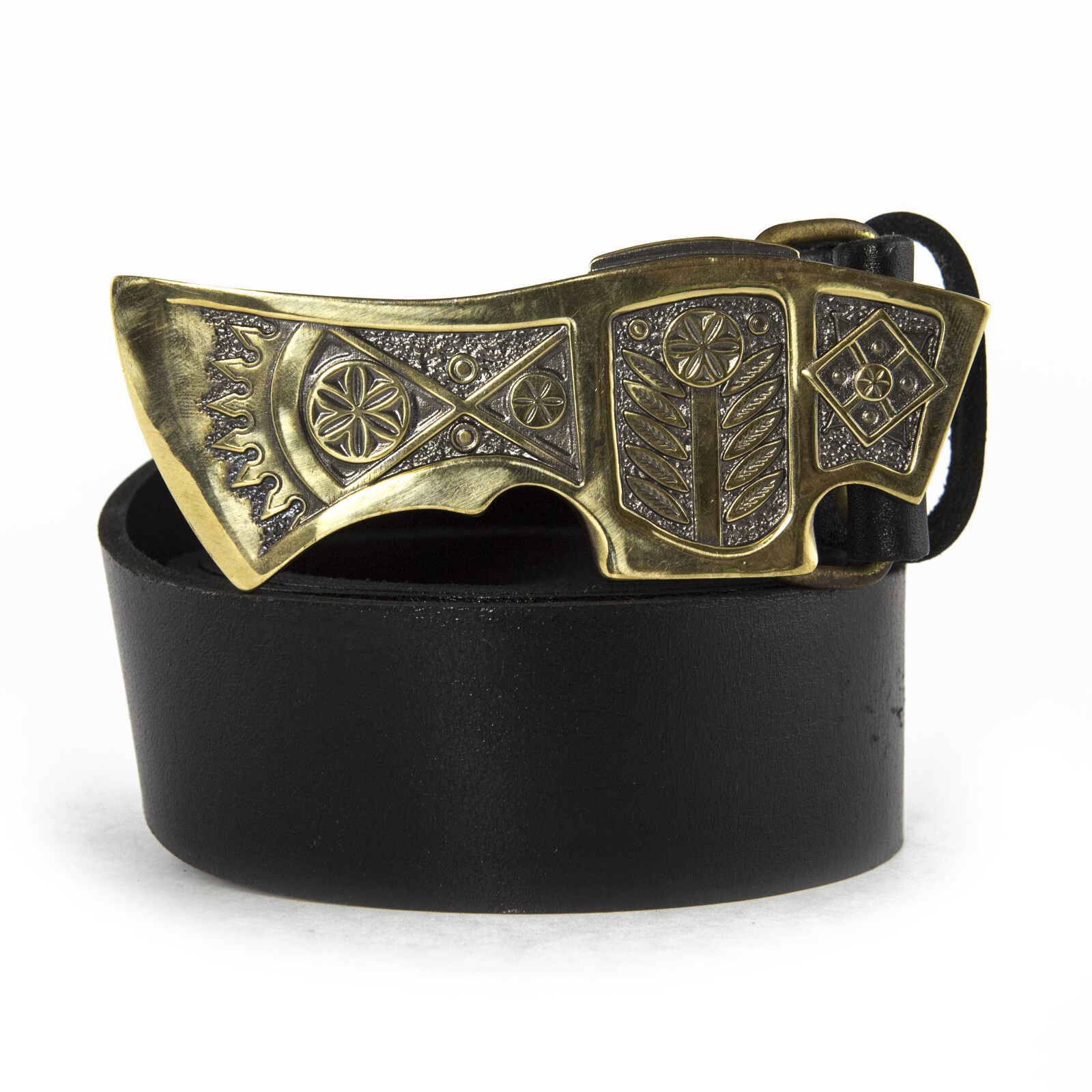 Brass belt buckle Bartka, Handmade Ukraine Ax belt buckle, Solid brass ax buckle