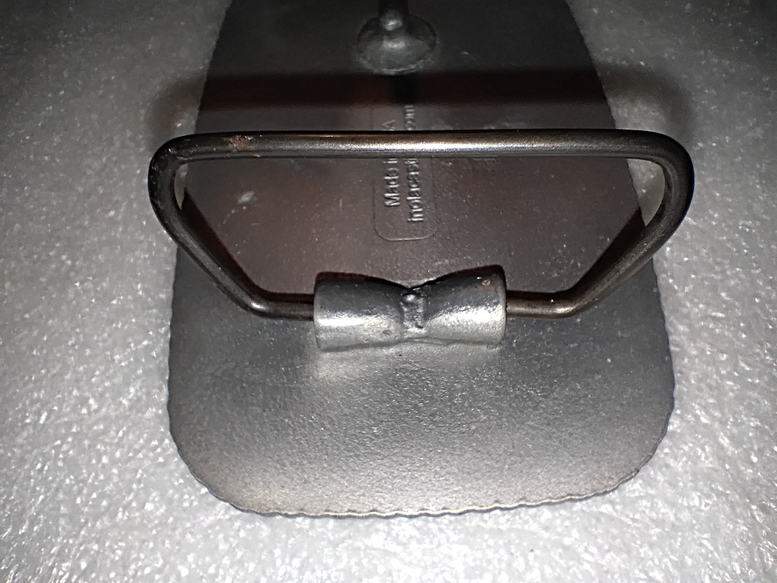 Vintage Pewter Removable Mens Belt Buckle (RAMSEY WINCH) 3.5&Prime;X 2.25&Prime; MADE IN USA