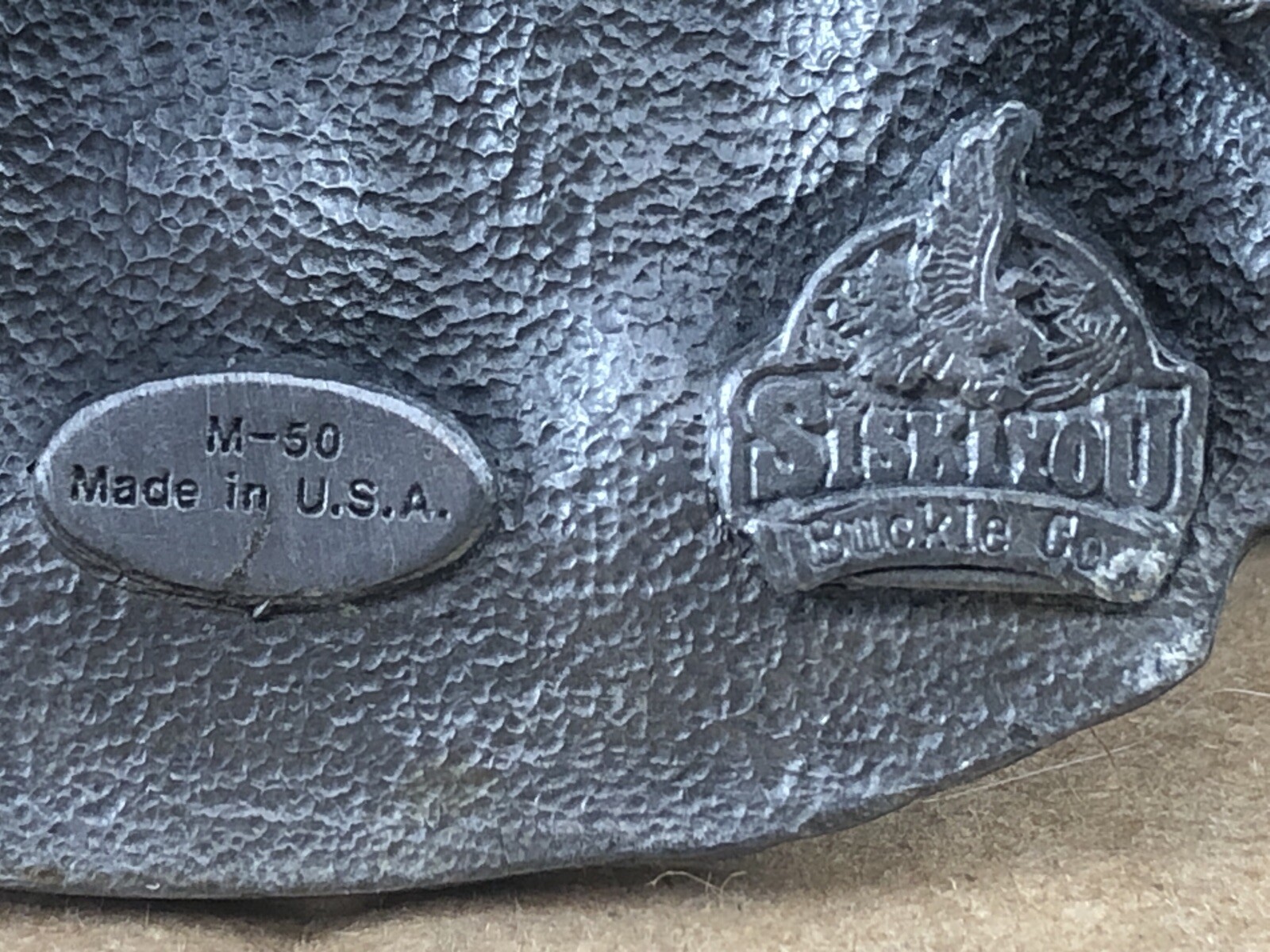 Siskiyou 1987 Dad Tribute Belt Buckle, COMBINED SHIP $1 PER MULTIPLE