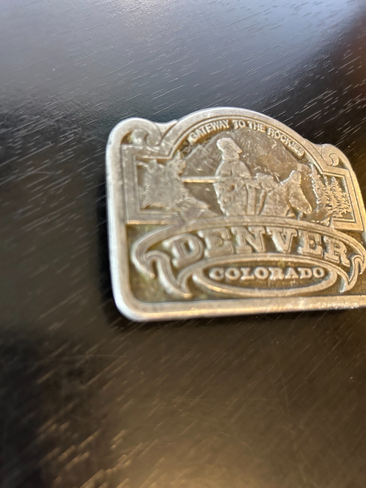 Vintage Collectible Denver Colorado CDC Metalworks 1974 Belt Buckle