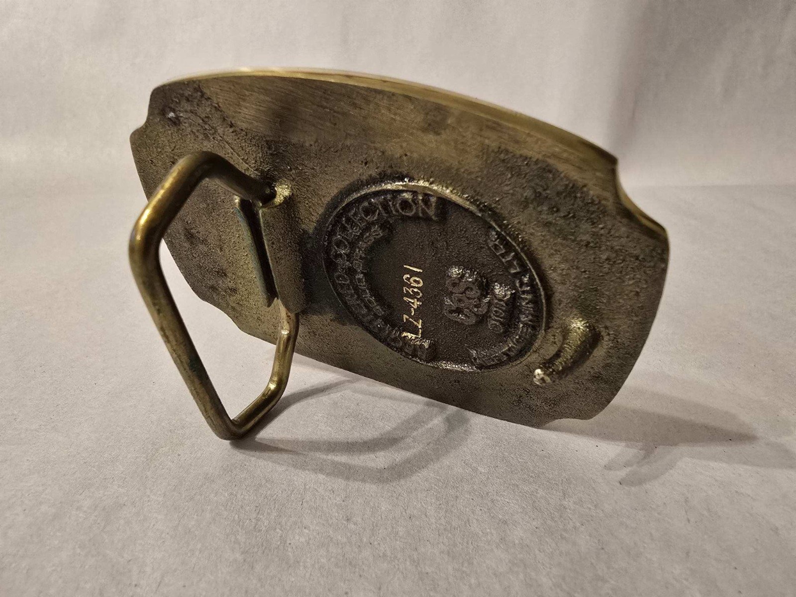 Registered Collection Heavy Brass &lsquo; UNITED STATES OF AMERICA &lsquo; 1981 Belt Buckle