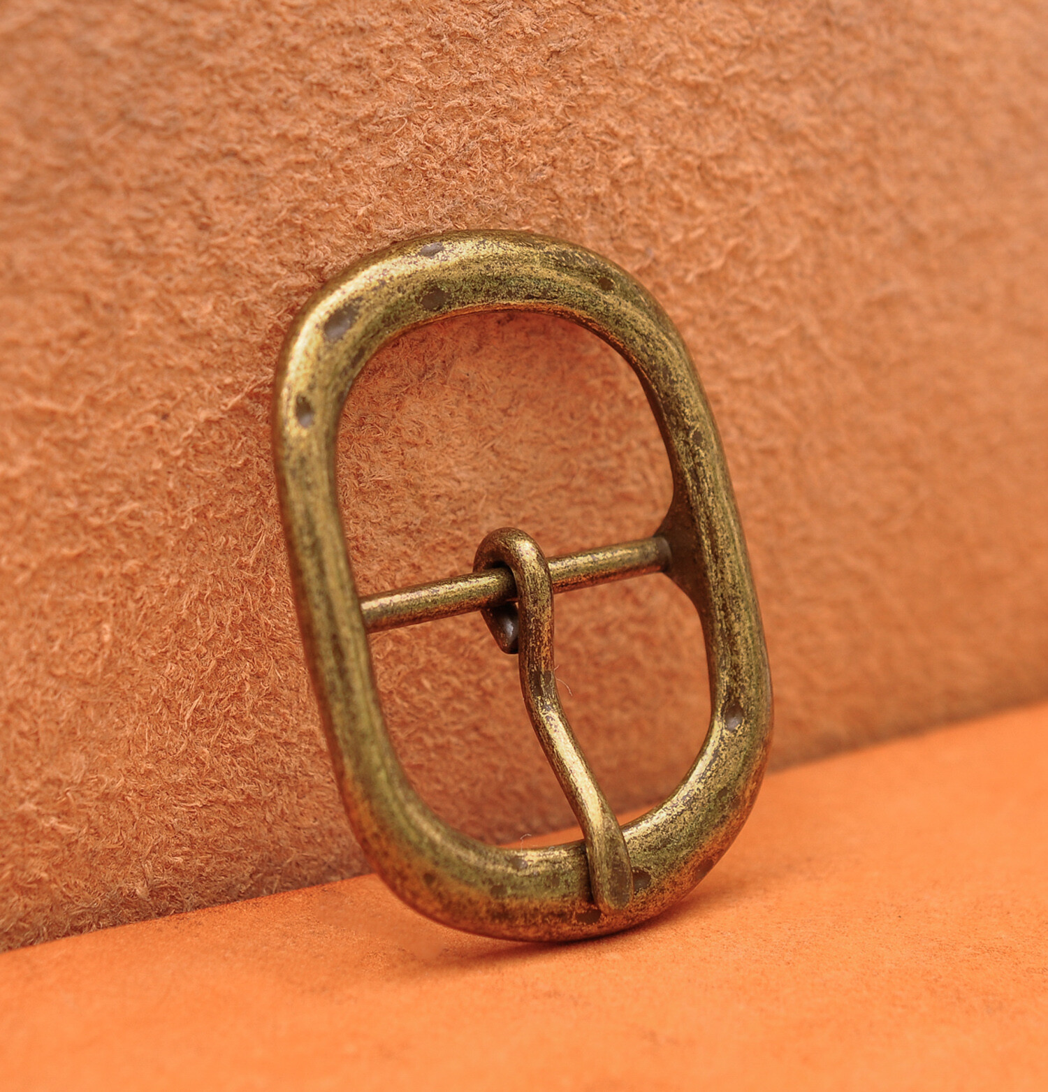 Men Vintage Brass Classic Pin Center Bar Metal Belt Buckle Fit 31MM Straps