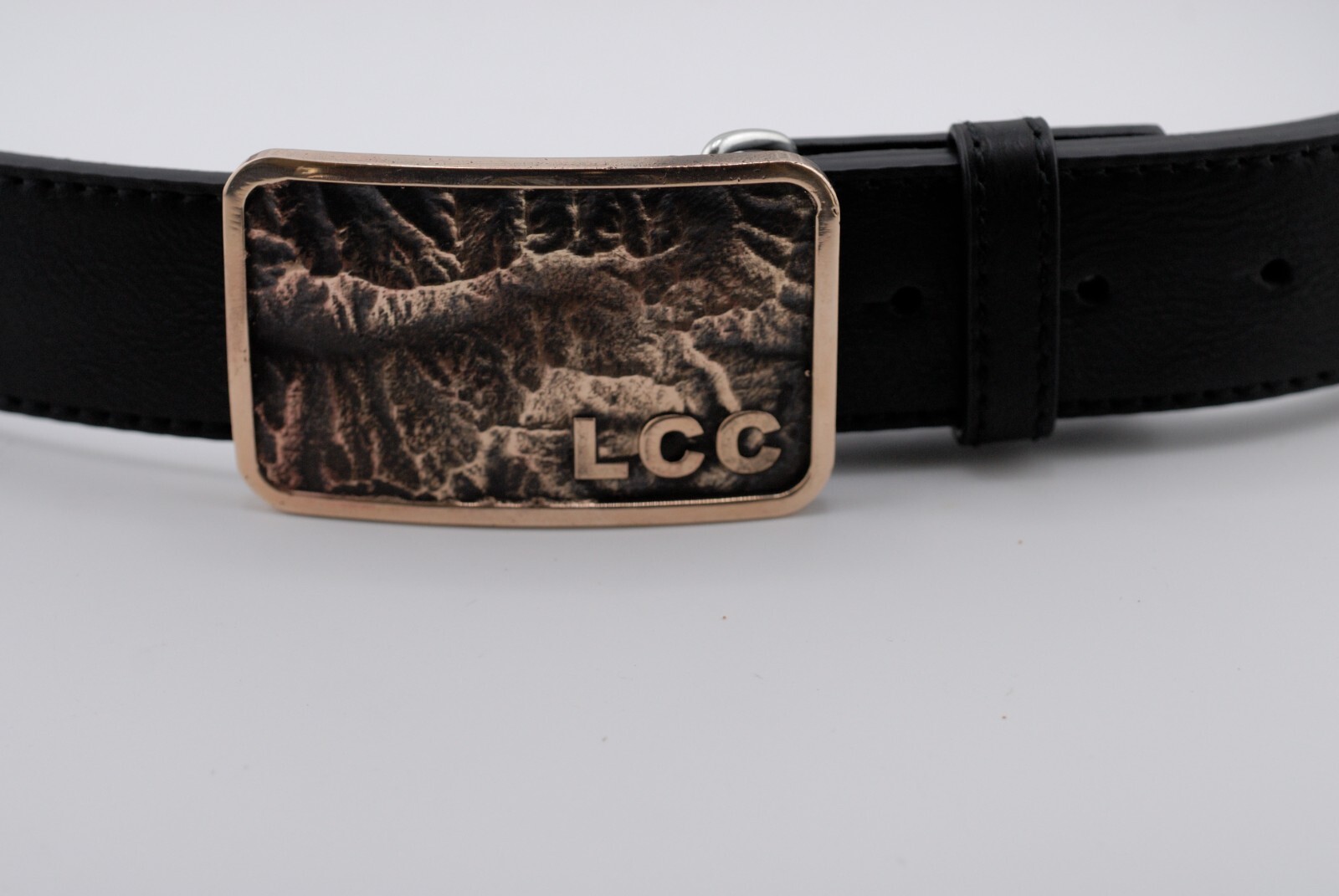Little Cottonwood Canyon Topographic Belt Buckle | Hand Poured Bronze | 3D Map