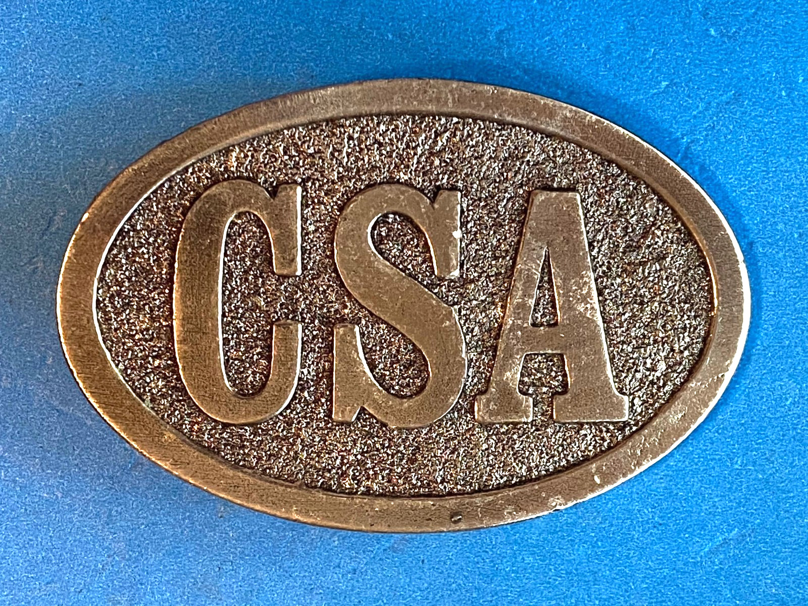 Vintage CSA Confederate States Of America Belt Buckle Georgia Florida Alabama Ar