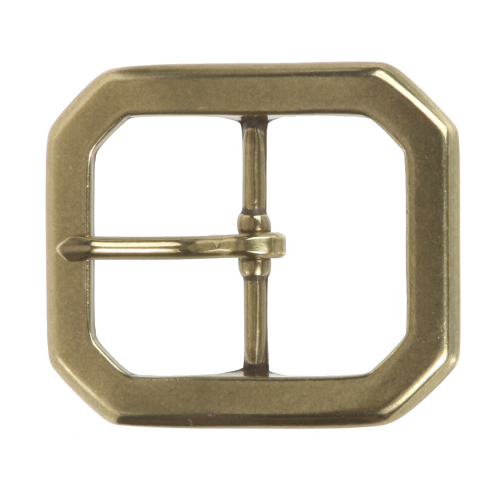 1 5/8&Prime; (40 mm) Nickel Free Center Bar Single Prong Octagon Belt Buckle