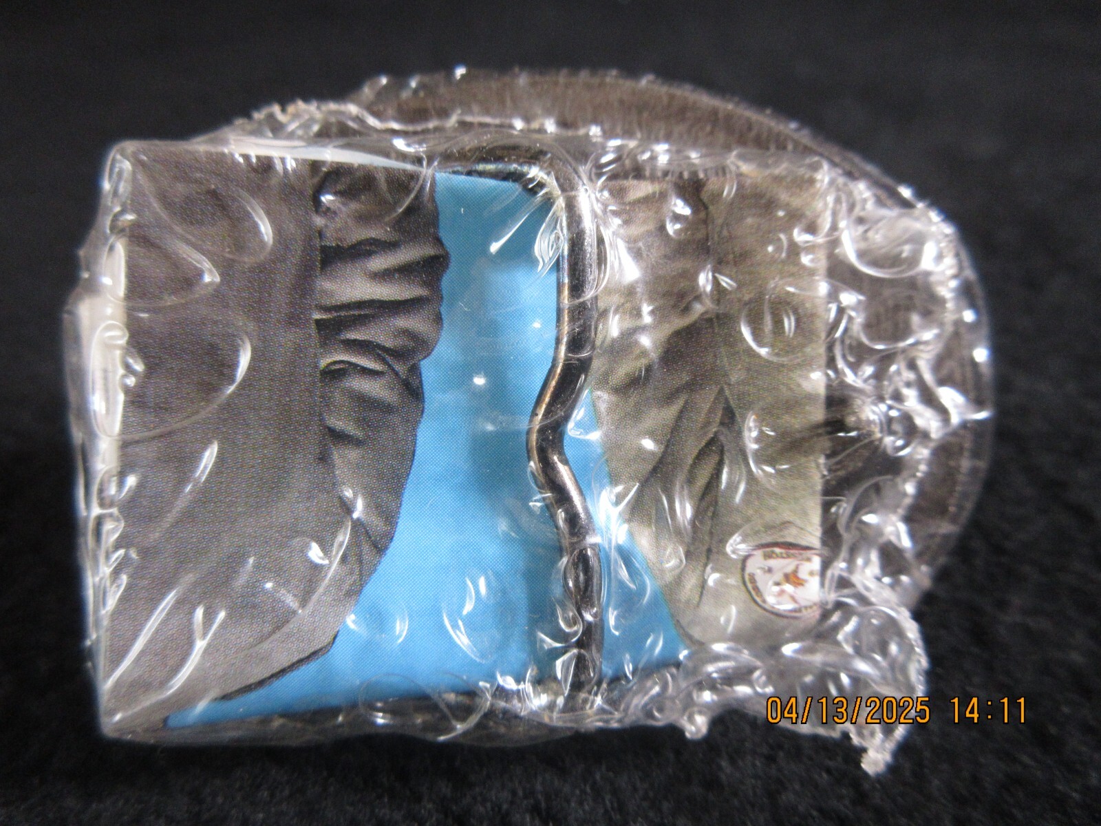 Hesston Vintage Rodeo Belt Buckle 1988 METAL Original Wrap National Finals 3×2