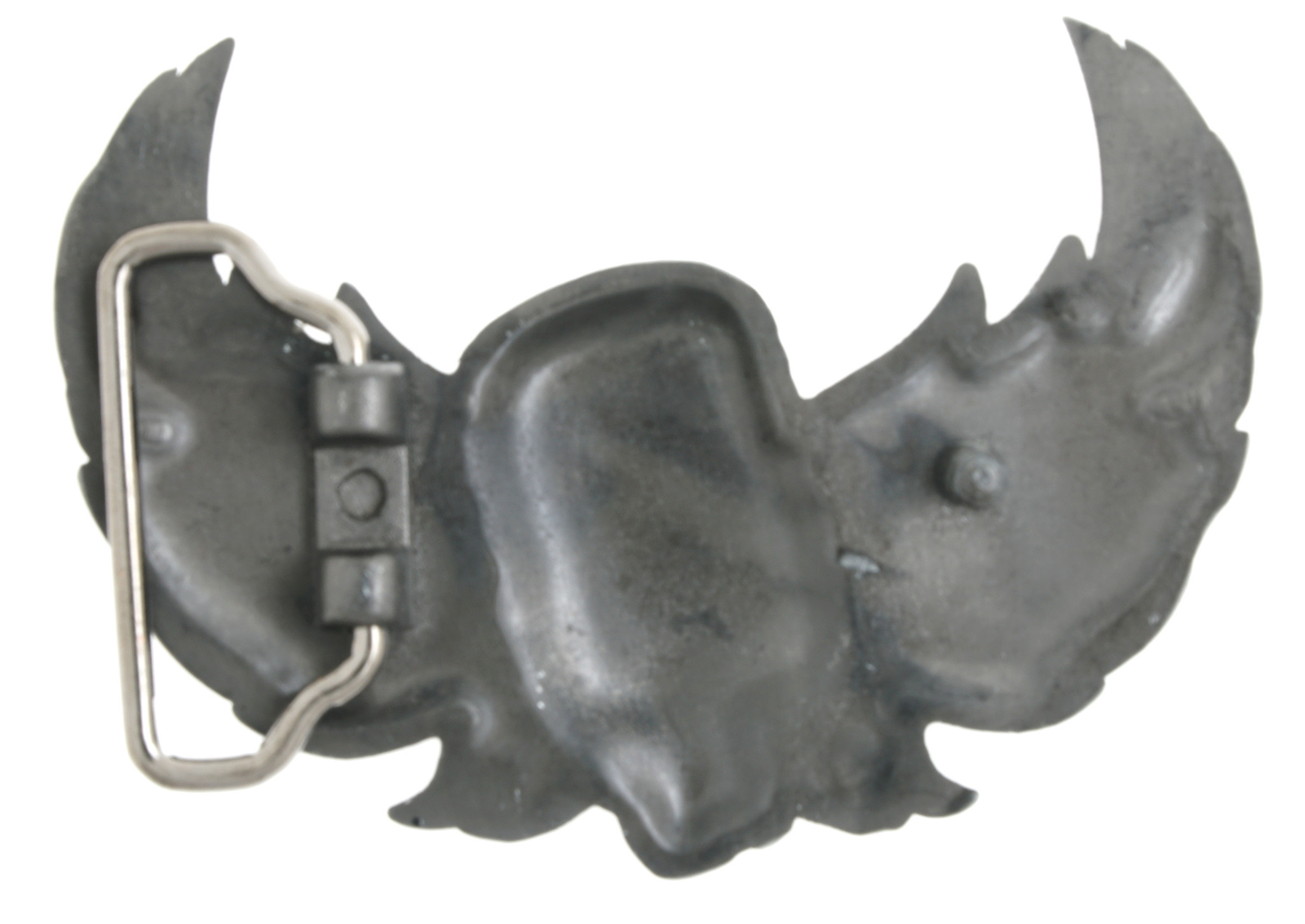 Music Microphone with Flying Wings Metal Belt Buckle