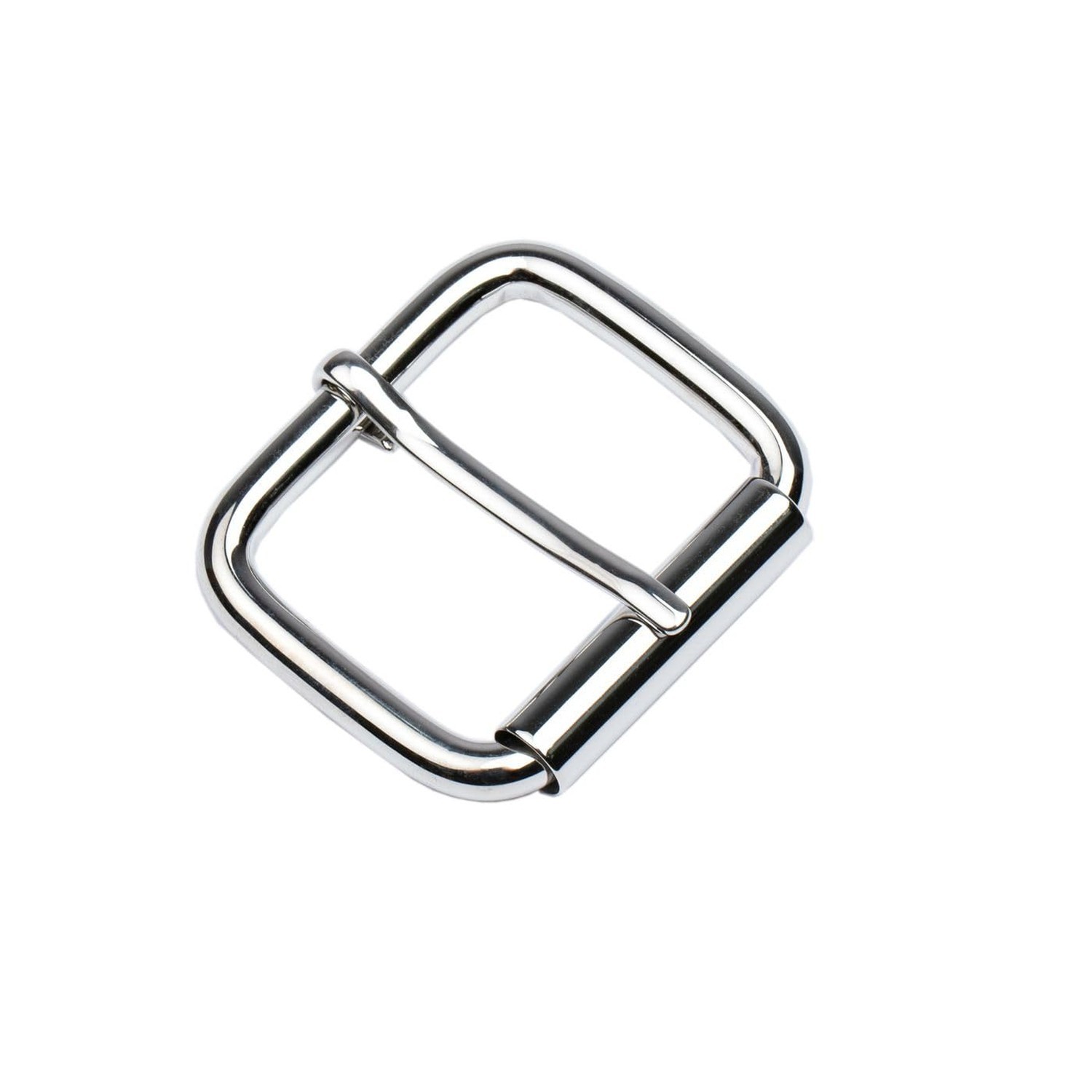 1.5&Prime;(38mm-40mm) Belt Buckle Brass Stainless Steel Heavy Duty Silver Roller