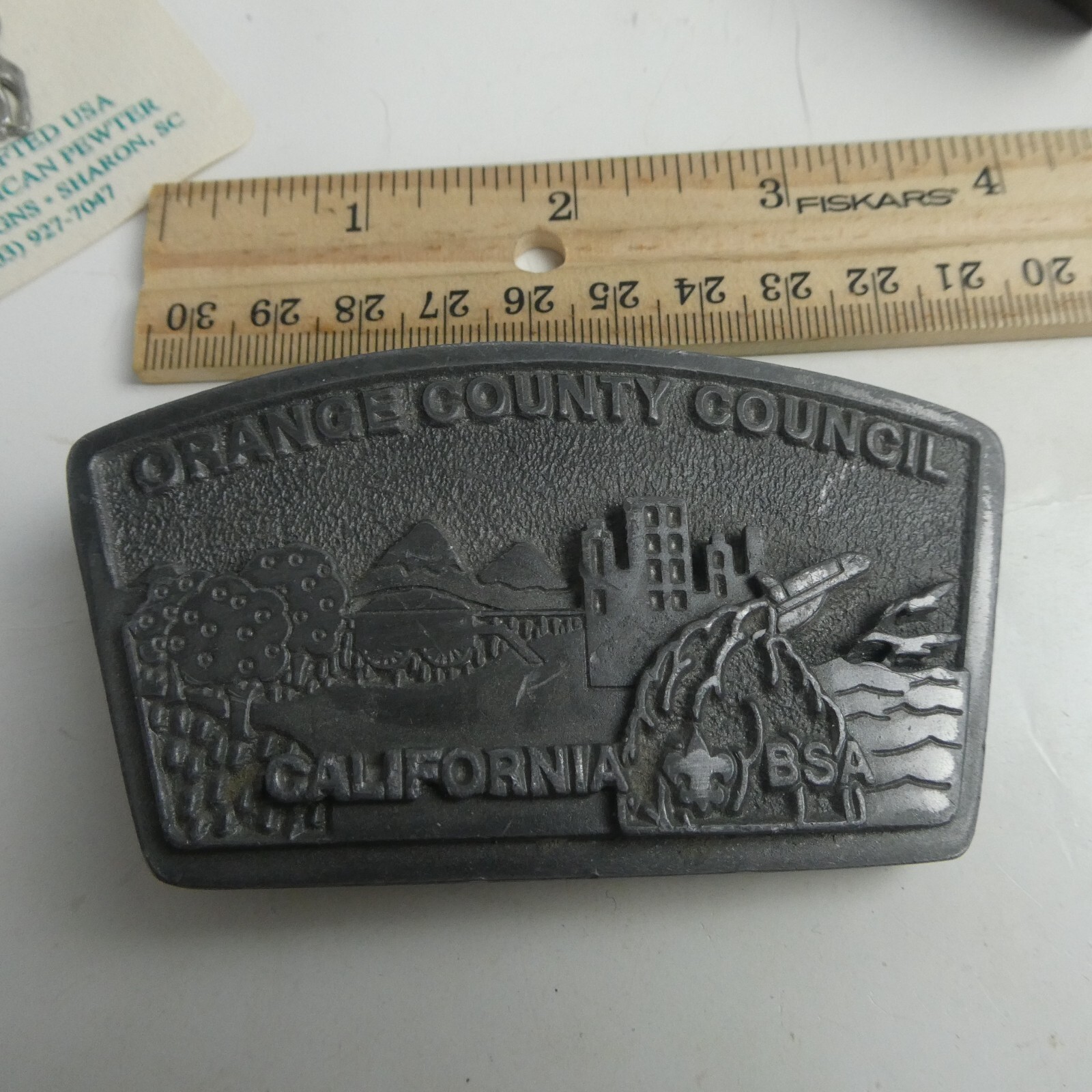 Boy Scouts of America Orange County Council California BSA Belt Buckle CD Hit
