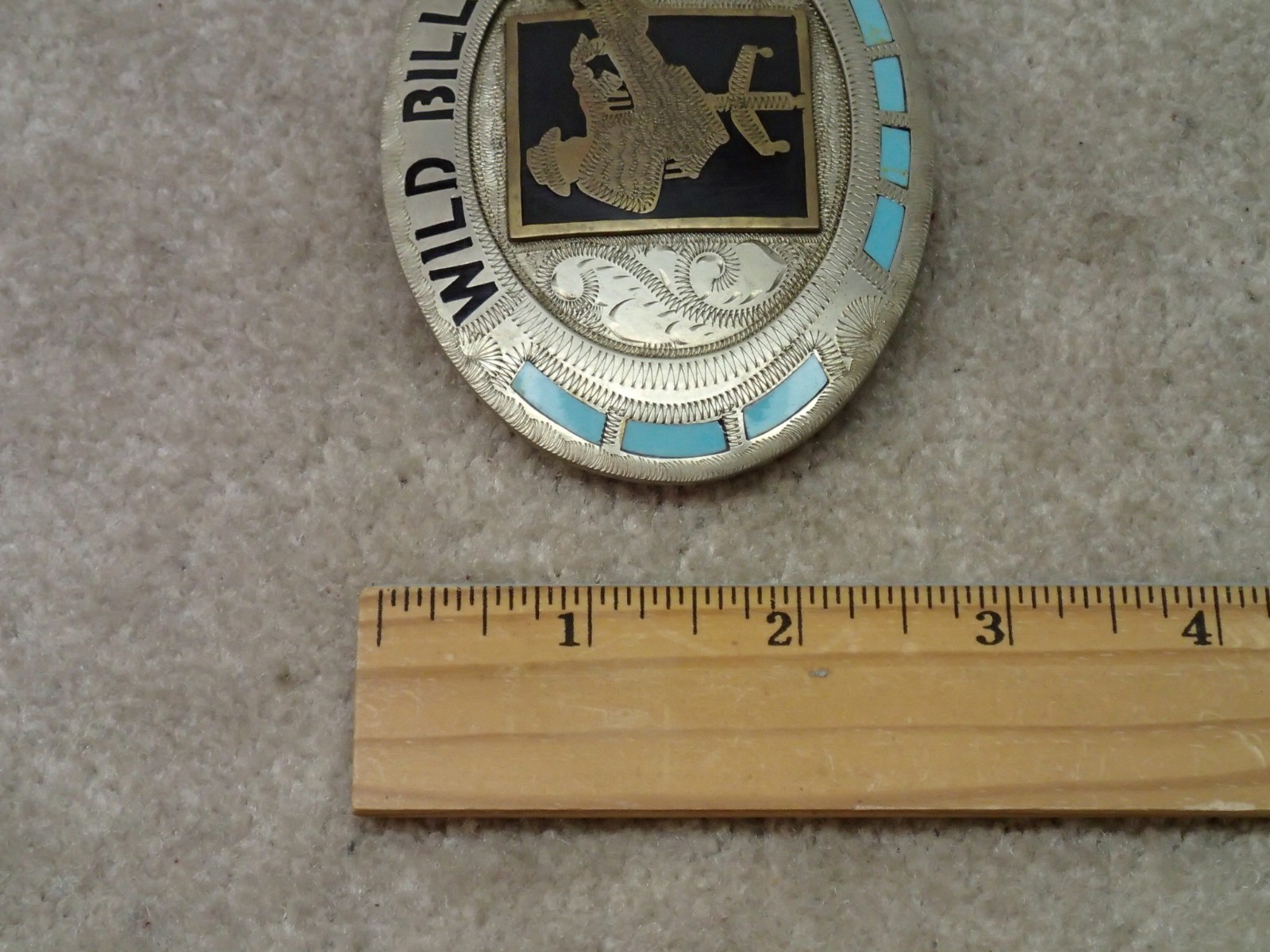 Johnson & Held Vintage Wild Bills Belt Buckle Handcrafted Denver CO