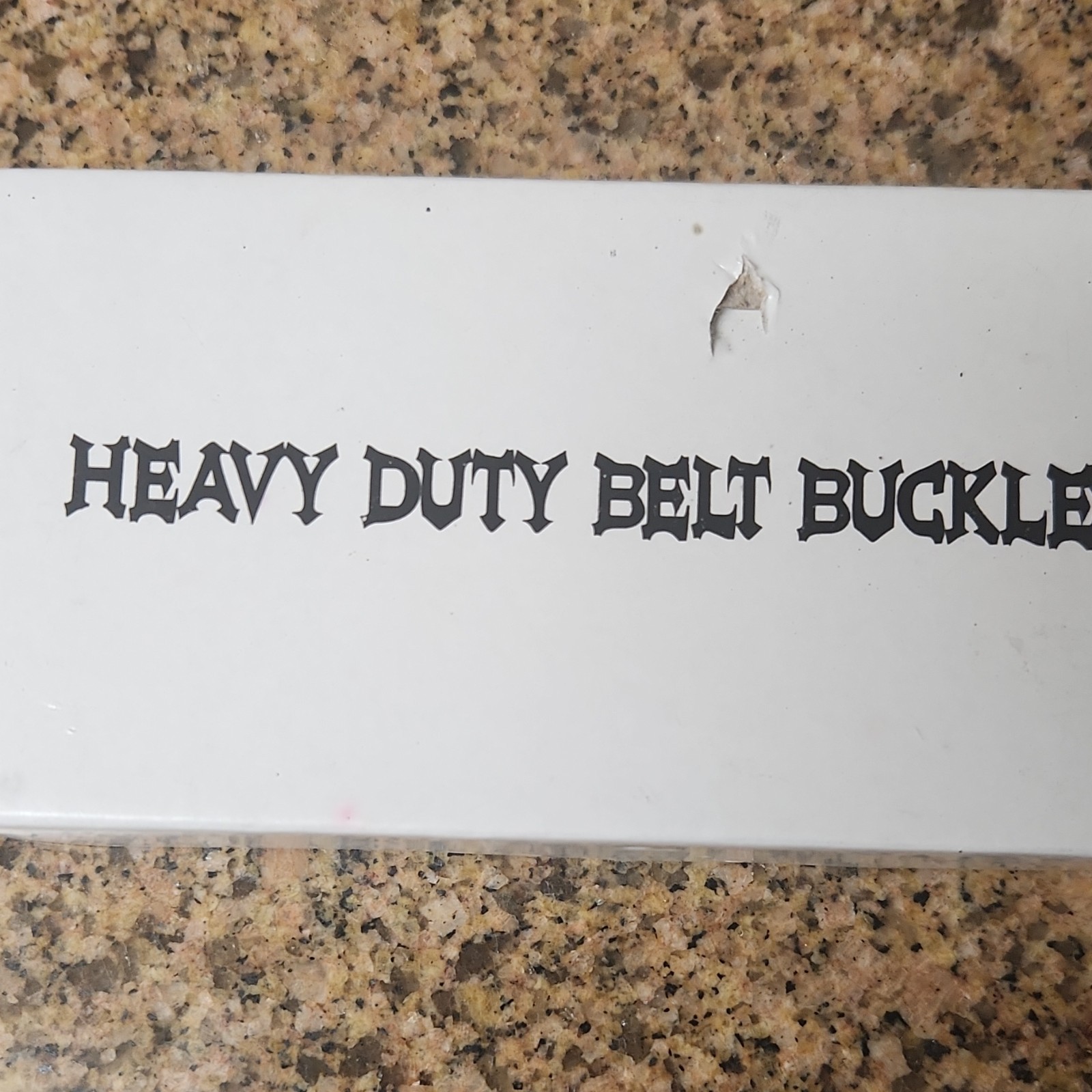 Heavy Duty Silver Metal Knuckle Belt Buckle Punk Shiny Fits 2 in Belt