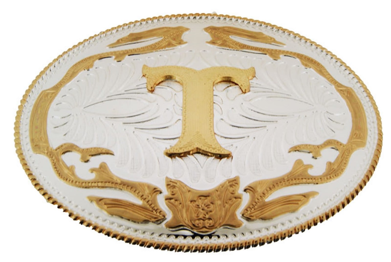 New Men Women Big 5 » W 4 » H Western Cowboy Real Rodeo Style Gold Silver Metal