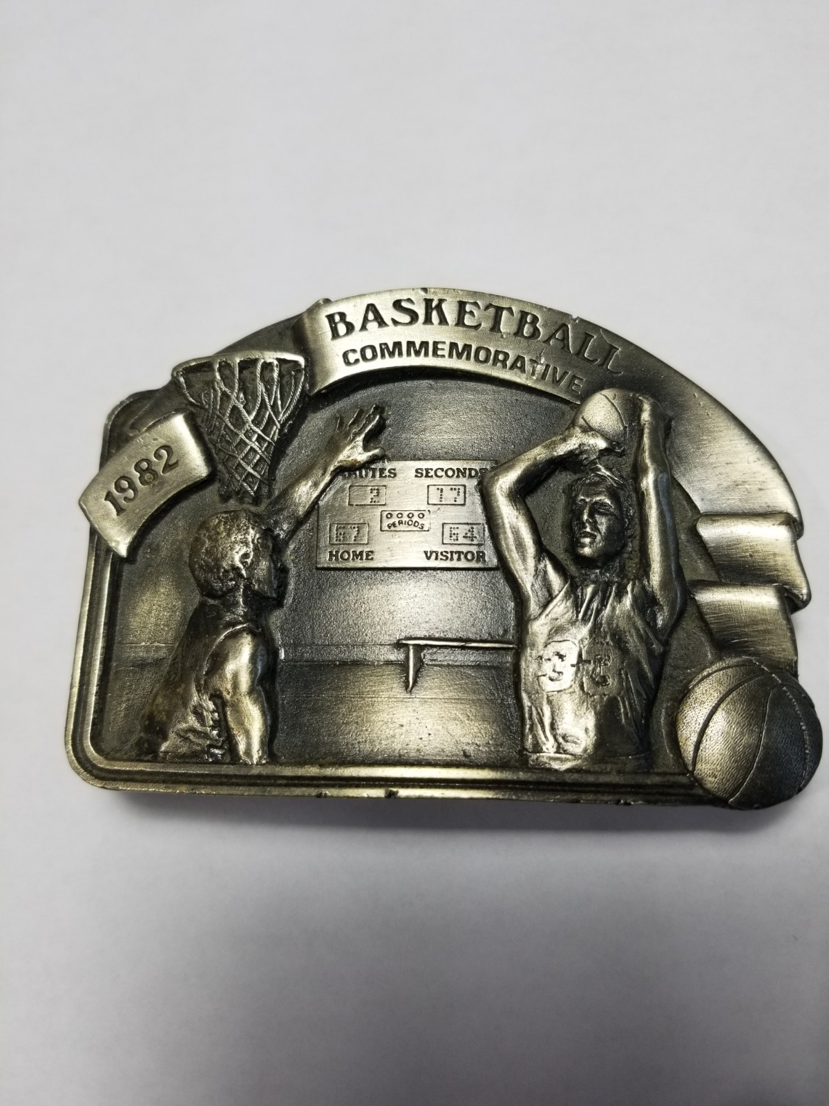 Basketball Belt Buckle Brass Vintage By Arroyo- USA Great Christmas Gift Idea
