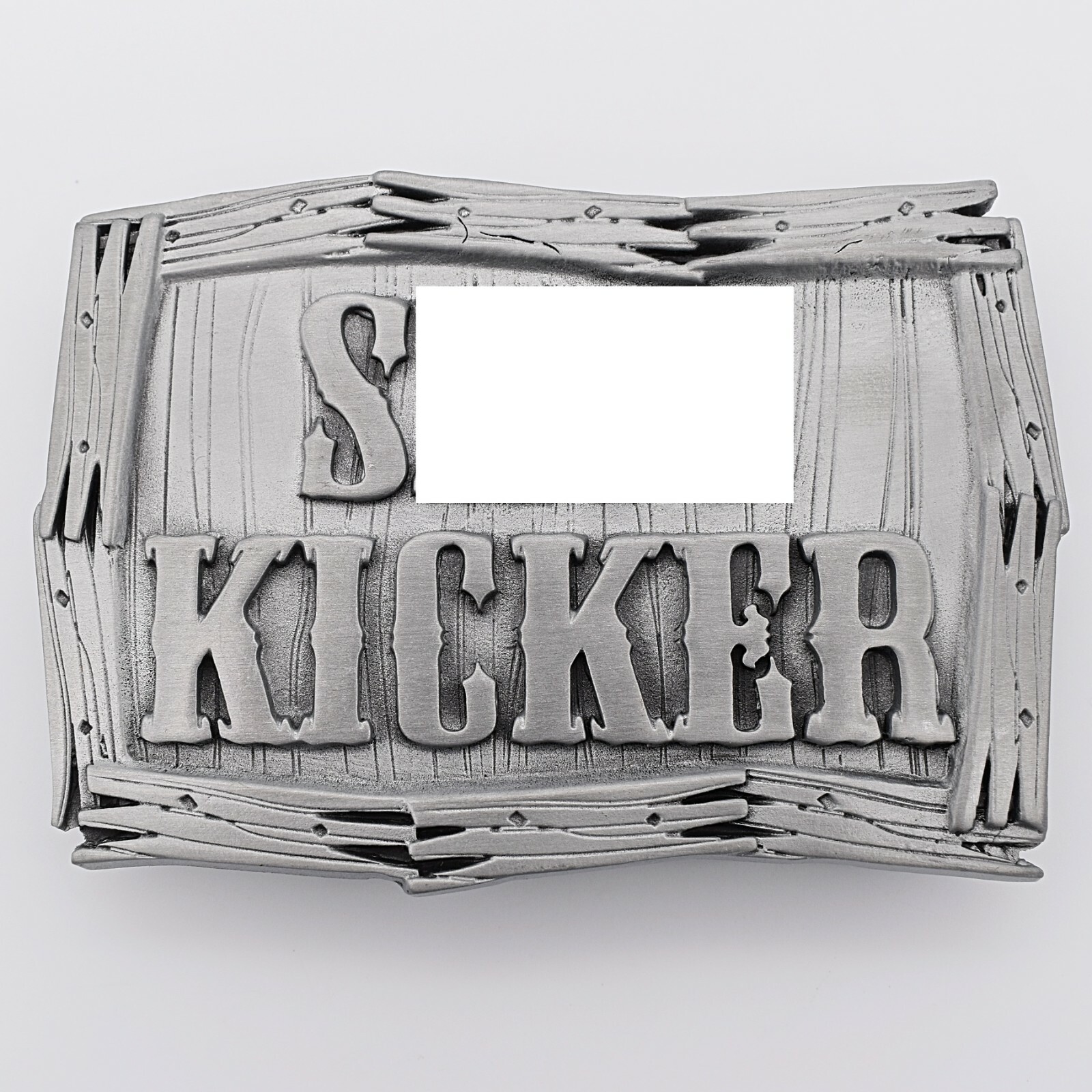 $#!t Kicker Joke Dude Humor Novelty Curse Punk Rebel Pewter Belt Buckle