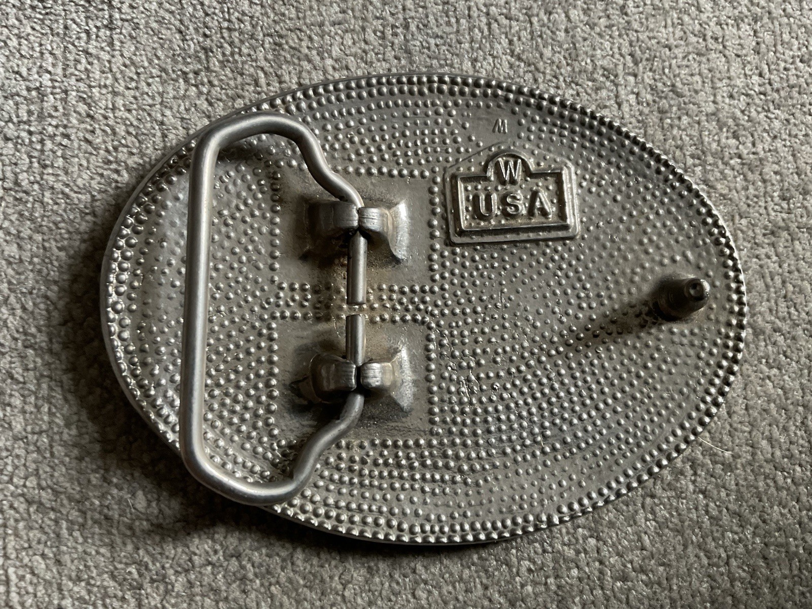 American Bald Eagle Belt Buckle W Made In USA Vtg See Pics Bird Of Prey