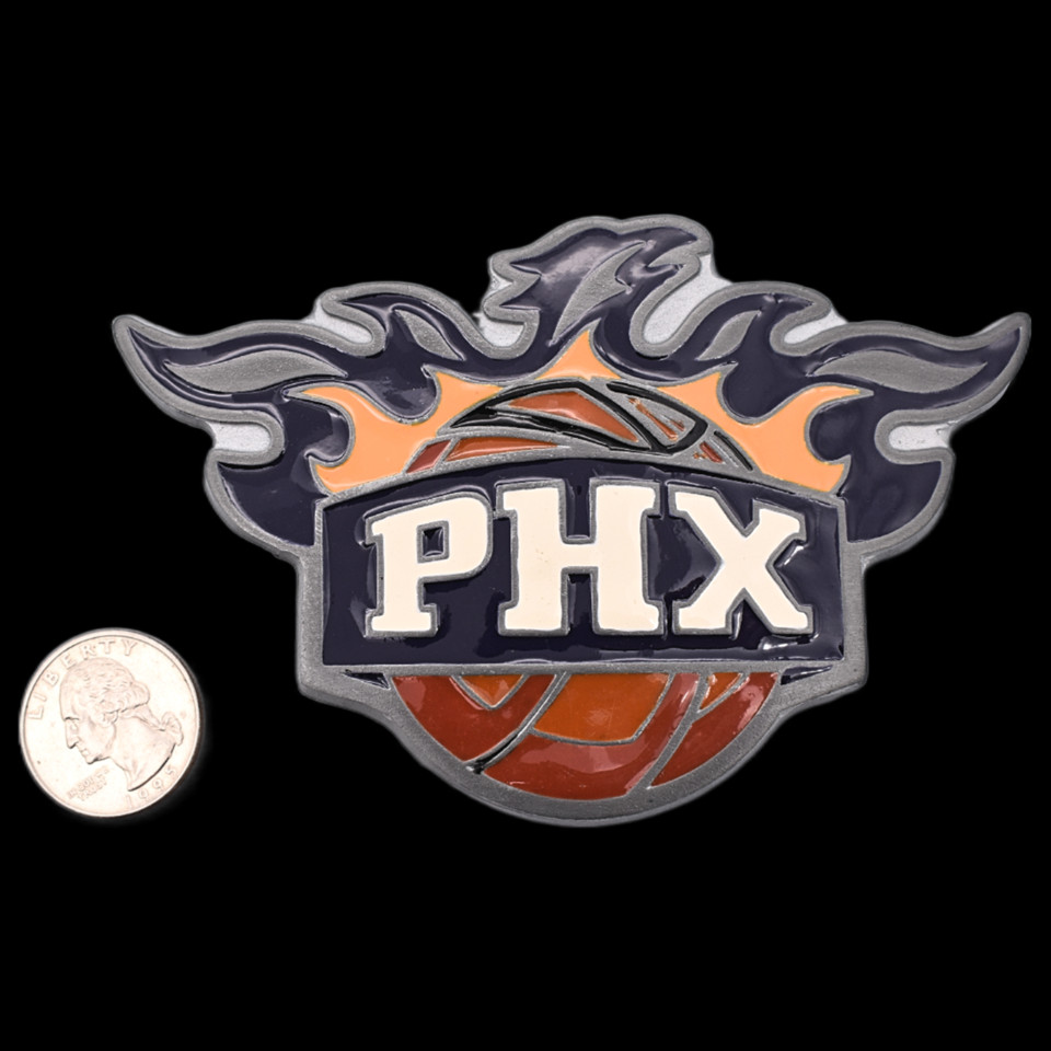 Phoenix Suns NBA Basketball Team Belt Buckle (New Old Stock)