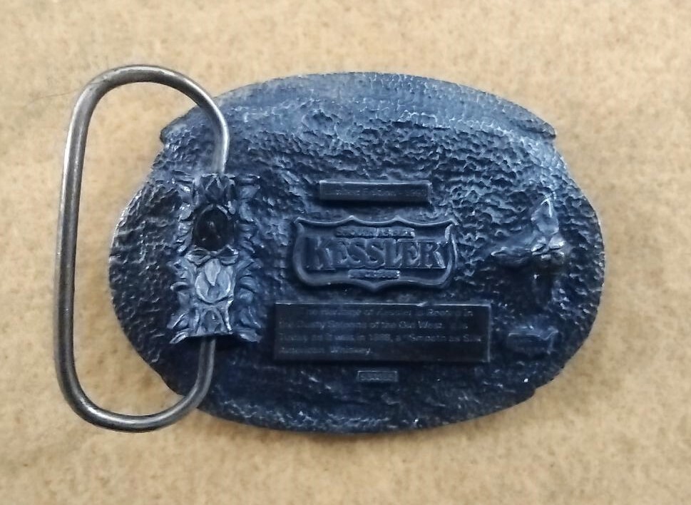 Kessler American Whiskey Belt Buckle Spirit of California Limited Edition 1993