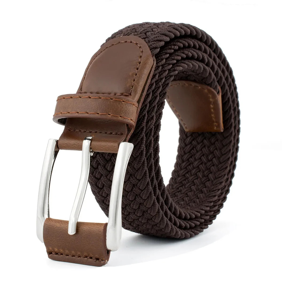 Mens Belt – Braided Stretch Golf Belt for Men Mens Gift for Golf Pants 105CM