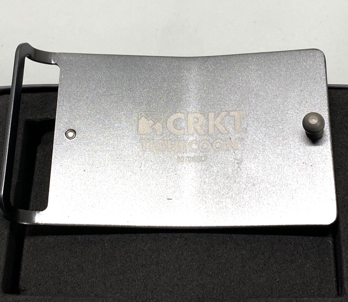 CRKT Tighecoon Belt Buckle Engraved Cold Forged 6061 T6 Aluminum 5270 BELT