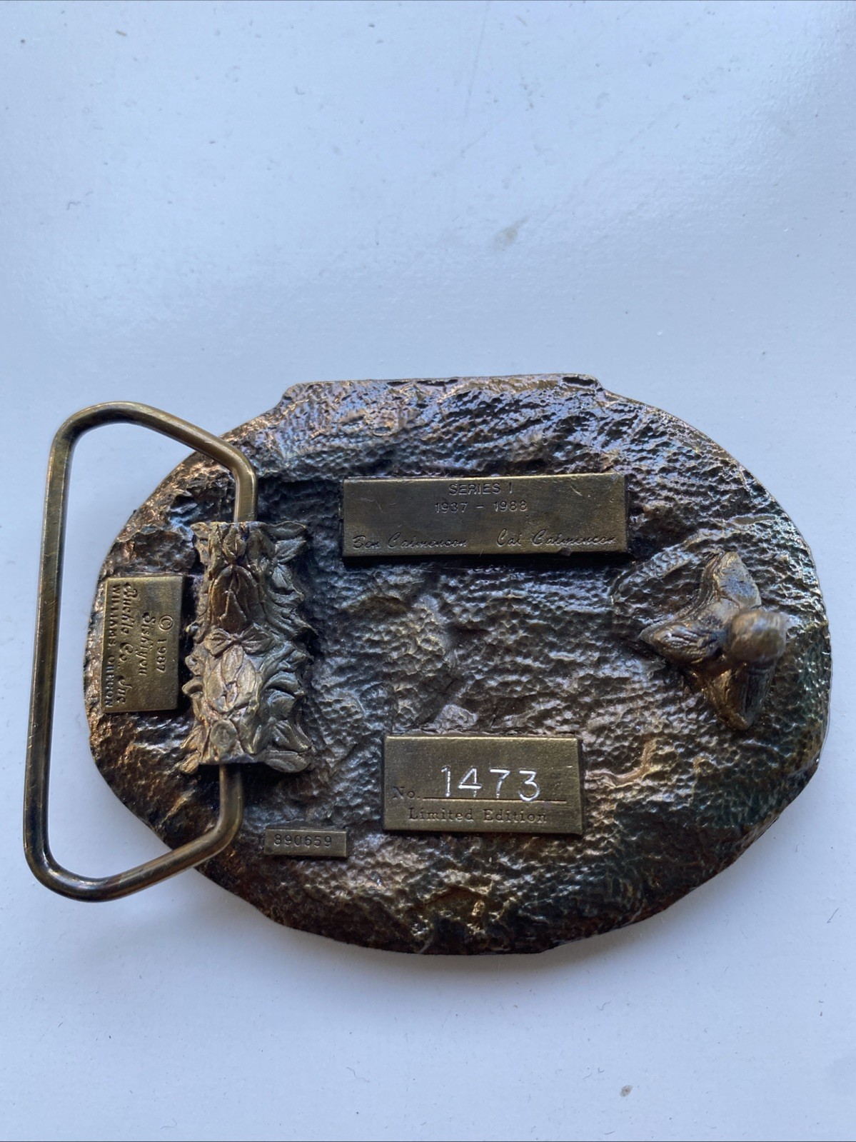 Tisco 53 Years Tractor Implement Supply Co Belt Buckle, Numbered 1473, Siskiyou