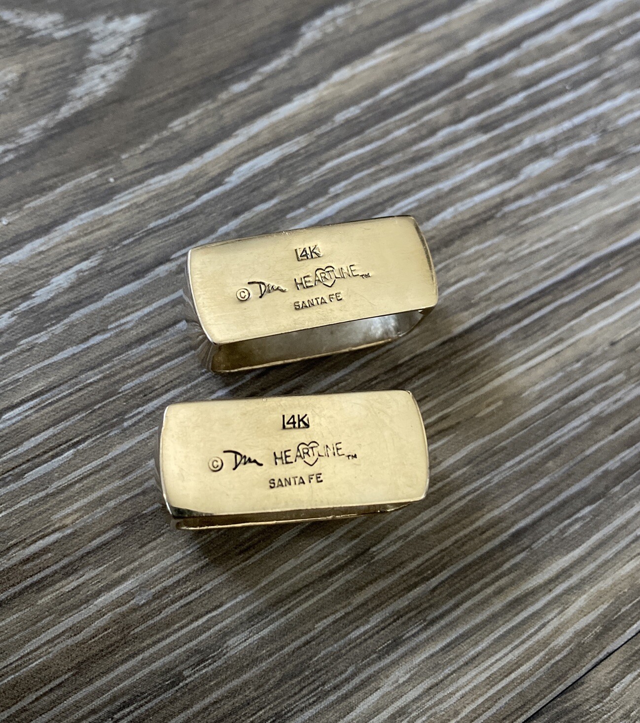 Douglas Magnus 14k Solid Gold XL Belt Buckle Set ✅